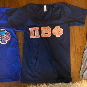 Pi beta phi letter shirt